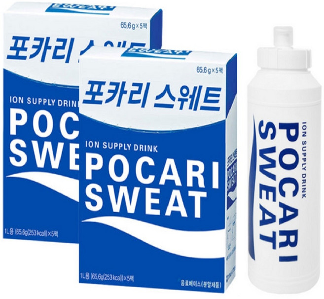 동아오츠카 포카리스웨트 분말 65.6g x 10입+보틀1개 증정, 66.6g, 1세트