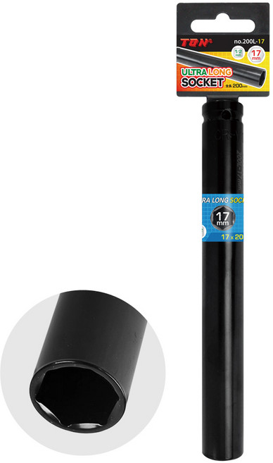 톤/울트라롱소켓(1/2x17mm) 200L-17 육각비트 임팩소켓 복스알, 1개