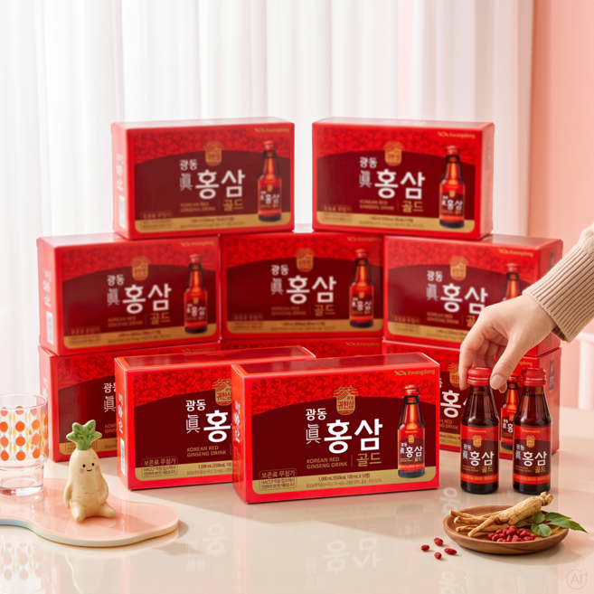 광동 진홍삼 골드, 100ml, 100개