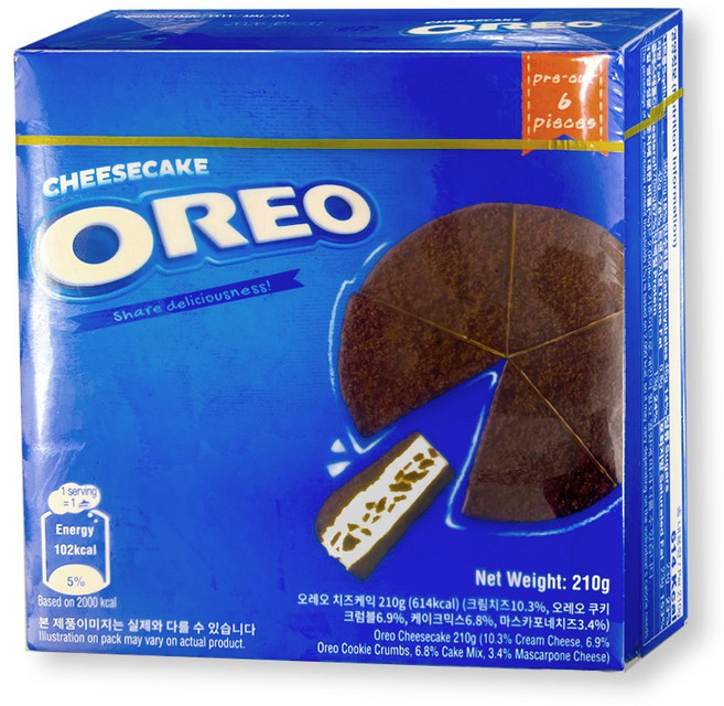 오레오 치즈케익, 1개, 210g