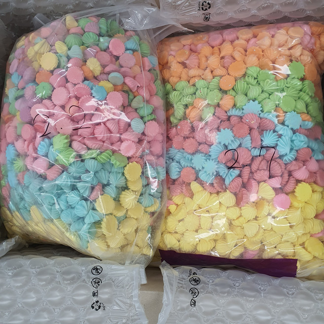 행사용 대용량 머랭쿠키 1.6KG (새로70X가로50)사이즈 솜사탕 수제머랭쿠키 어린이집 단체주문 벌크, 과일맛랜덤(1.6KG), 1개