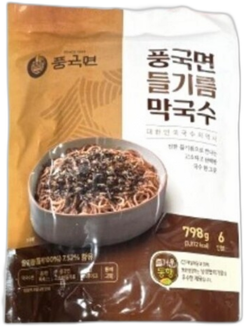 풍국면 들기름 막국수 6, 133g, 1개