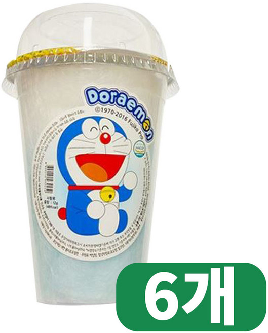 도라에몽 솜사탕 랜덤발송, 12g, 6개