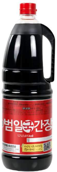 범일국간장 1.7L :: 밀면 냉면육수 국물요리 가정용, 1개