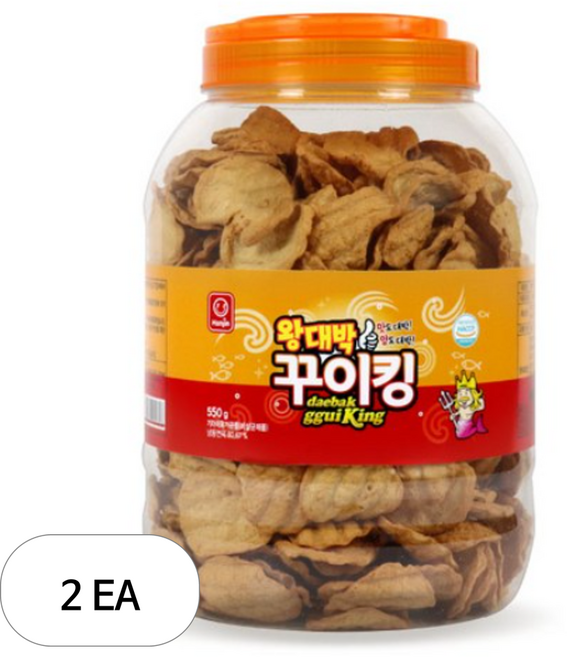 꾸이킹 왕대박꾸이킹, 550g, 2개