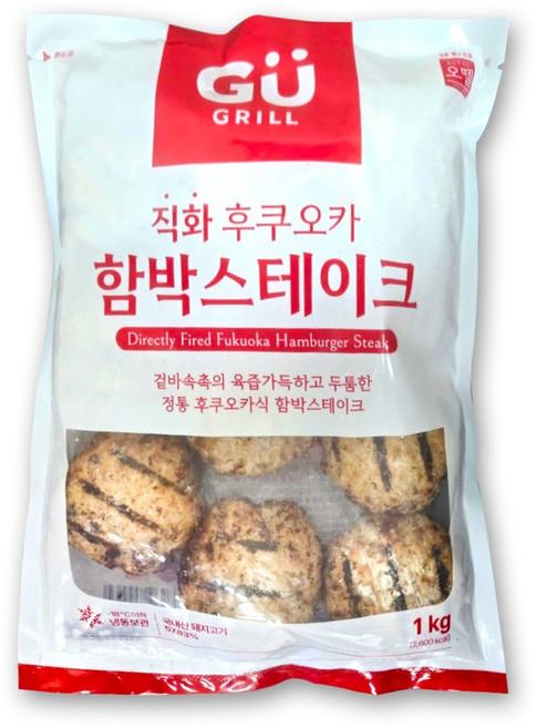 오뗄 직화 후쿠오카 함박스테이크 1kg, 1개