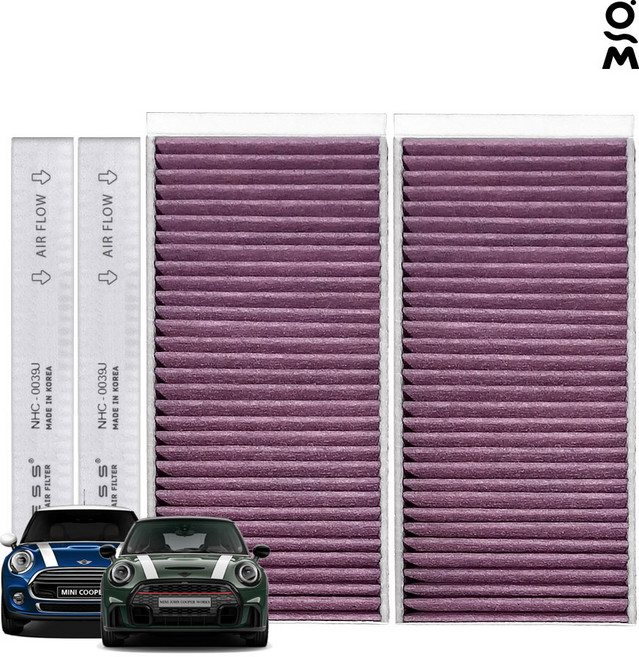 3세대 미니 쿠퍼 에어컨필터 쿠퍼S 클럽맨 호환 2014년~2023년, 1개, MINI-COOPER-3G