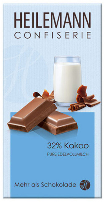 하일레만 HEILEMAAN 32% 코코아 파인 밀크 초콜릿, 1개, 100g