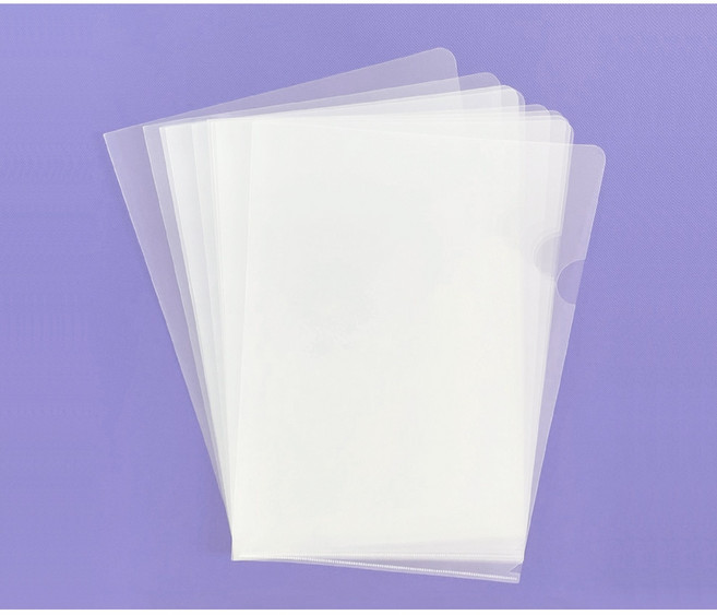 [삼영PP] A4 반 투명 L홀더 L자파일, 0.2T, 50매