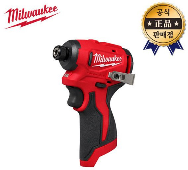 밀워키 충전임팩드라이버 M12 BLIDRC-0C0 본체 12V 브러쉬리스