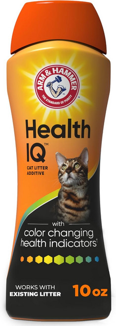 ARM HAMMER 건강 IQ 고양이 깔짚 첨가제 색깔이 변하는 지표 대부분의 깔짚과 함께 작동하며 10온스, 1개
