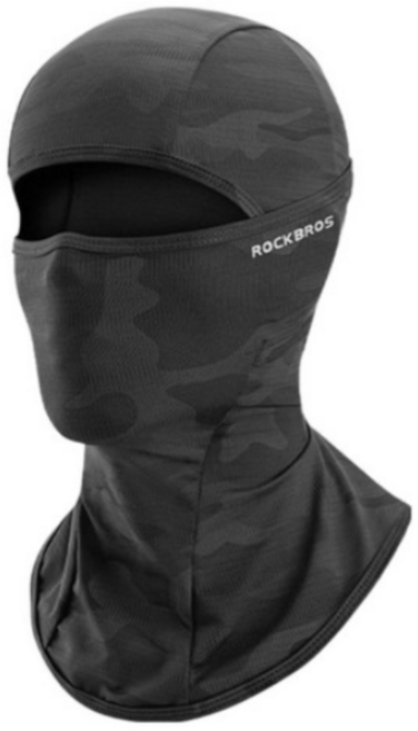 락브로스 스포츠 쿨 바라클라바 LF8422, 블랙, 1개