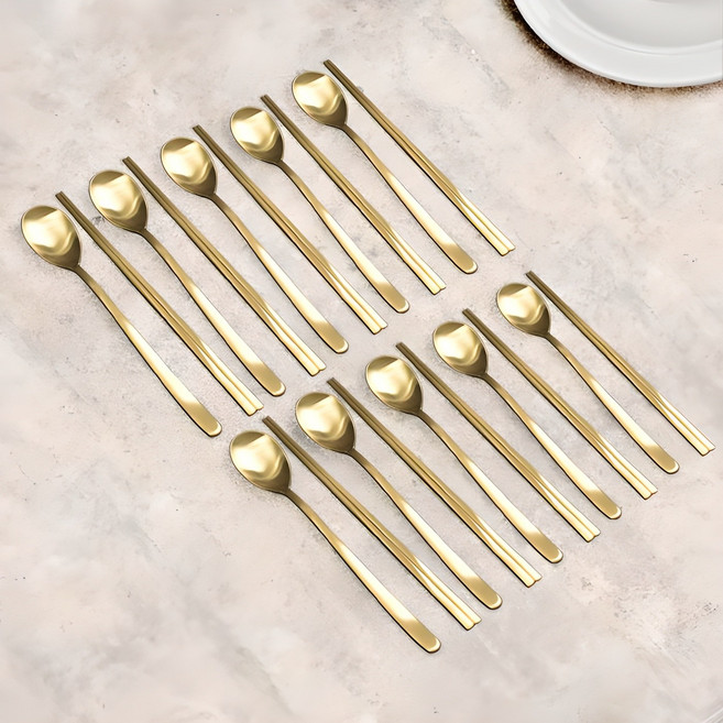 윌리브 스텐 로이스 수저세트, 티타늄, 숟가락 + 젓가락, 10세트