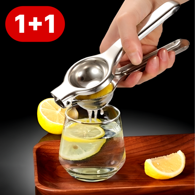 로니베이 스텐 레몬즙 짜는 기구 수동 레몬 짜기 스퀴저 착즙기, 2개