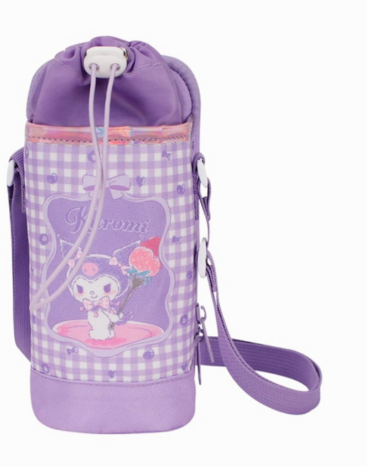 [보그보] 산리오쿠로미 물병주머니 보냉 크로스 보틀가방 어린이 초등학생물병
