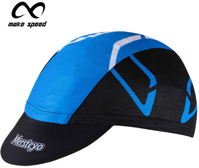 [특가] make speed 자전거조각모 (자전거모자), 3D블랙블루, 1개
