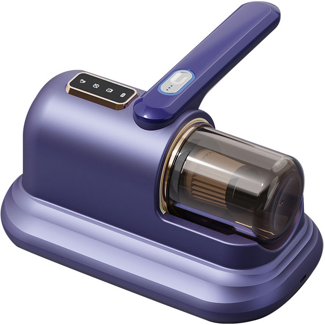 HULULU 무선 UV 살균 진드기 제거 침구 청소기, 블루