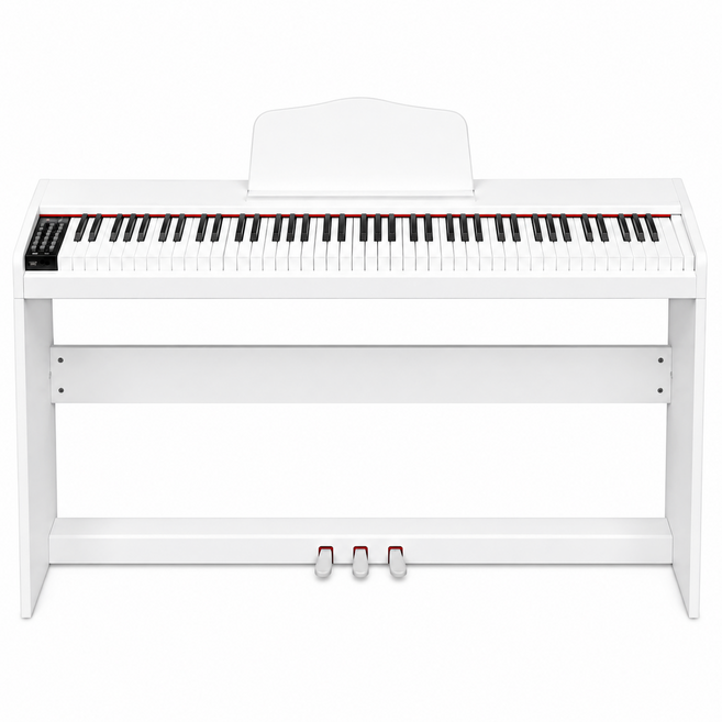 링고 88건반 디지털피아노 RP-235S / 정품목재스탠드 3페달 증정 행사, 화이트, 1개, RP-235S WH / MK2, 기본상품