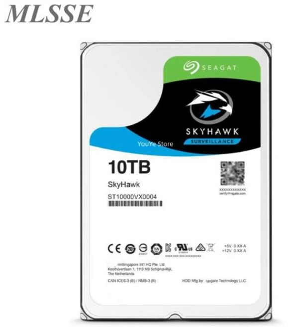 Seagate SkyHawk ST10000VX0004 10TB SATA 6 Gb/s 256Mb 3.5 인치 데스크탑 하드 드라이브 HDD 테스트, 한개옵션0 - 쿠팡