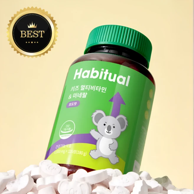 [당일출고] [MD/Pick] 밥 잘 안먹는 아이 영양제 키즈 멀티비타민 & 미네랄, 1개 - 쿠팡