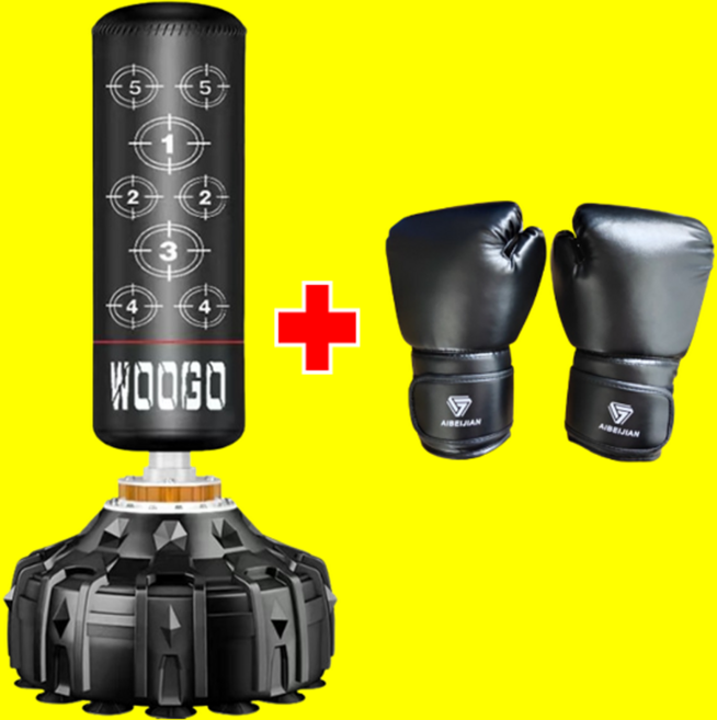 우고스포츠 스트레스 해소 스탠딩 신형 샌드백 170cm 원통형, 샌드백 신형(170cm원통형)