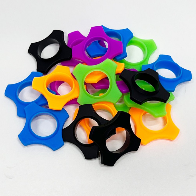 마이크 보호고무 육각고무 사각고무 굴림방지 걸이, S타입-사각고무- 블루