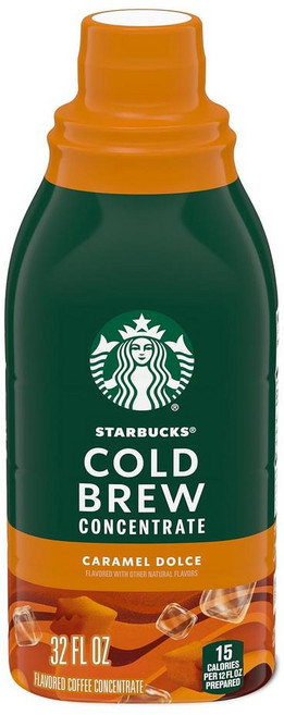 Starbucks 콜드브루 커피 농축액 카라멜 돌체맛 946ml, 1개