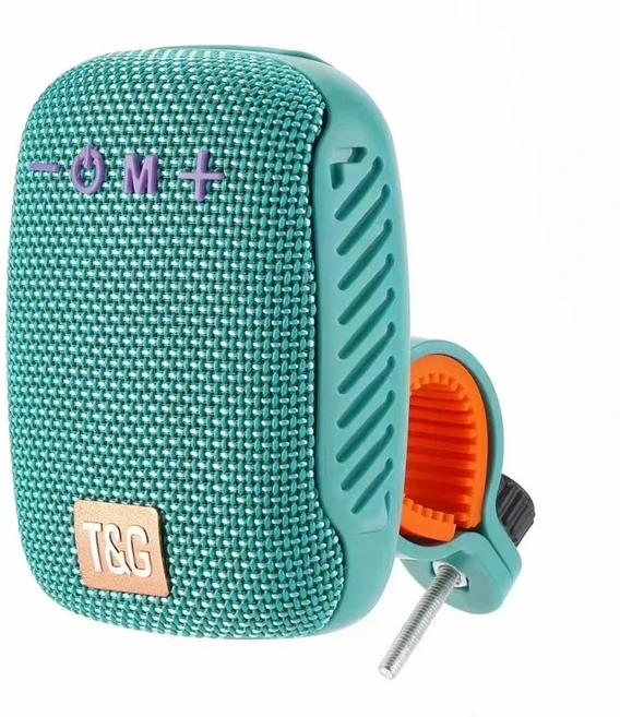 야외 자전거 블루투스 스피커 휴대용 무선 사운드 USB 충전식 핸들 바 스쿠터 방수 서브 우퍼, 05 Green