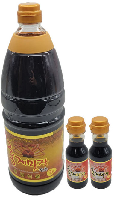 홍일식품 홍게맛장소스 골드 1800ml + 홍게맛장소스 레드 200ml 2개, 1.8L, 1개