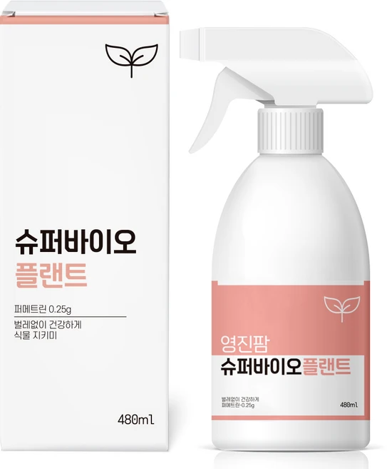 슈퍼바이오 식물살충제 뿌리파리 깍지벌레 총채벌레 진딧물 진드기 응애 제거, 1개 - 쿠팡