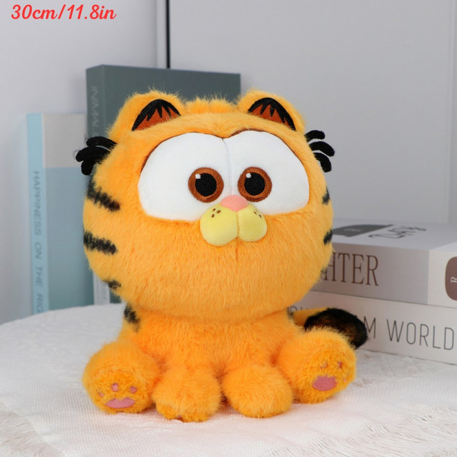 가필드 가족 Kawaii 부드러운 장난감 귀여운 만화 고양이 Odie 박제 동물 Peluche 인형 생일 선물 아이, I, 1개