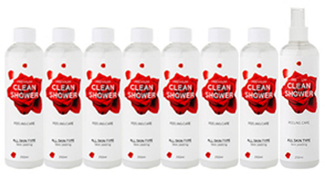 [인포벨 홈쇼핑]이숙의 클린샤워 프리미엄 때혁명 때 필링 흑꿈치 바디 페이스 스크럽 때제거 때비누 때밀이, 8개