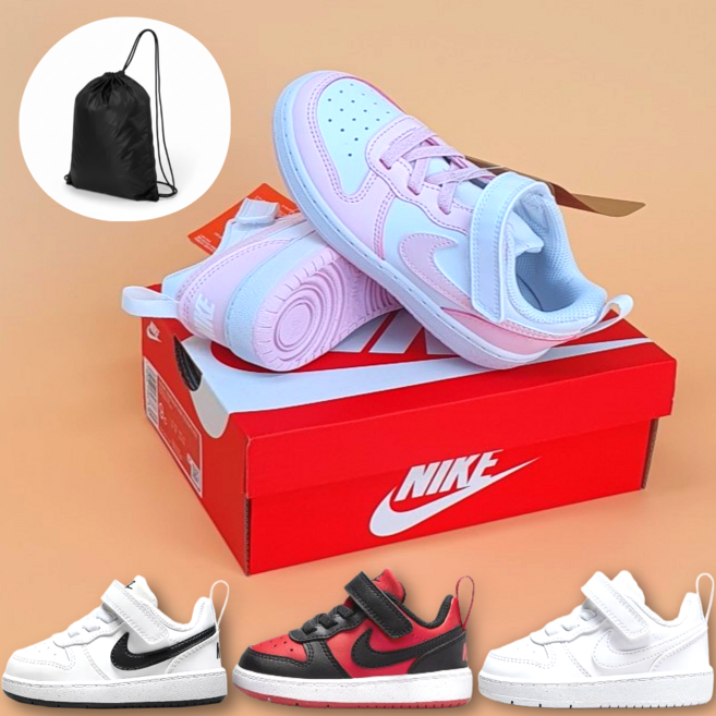 나이키 키즈 운동화 편안한 찍찍이 벨크로 아동화 (루쏠짐쌕가방지급)