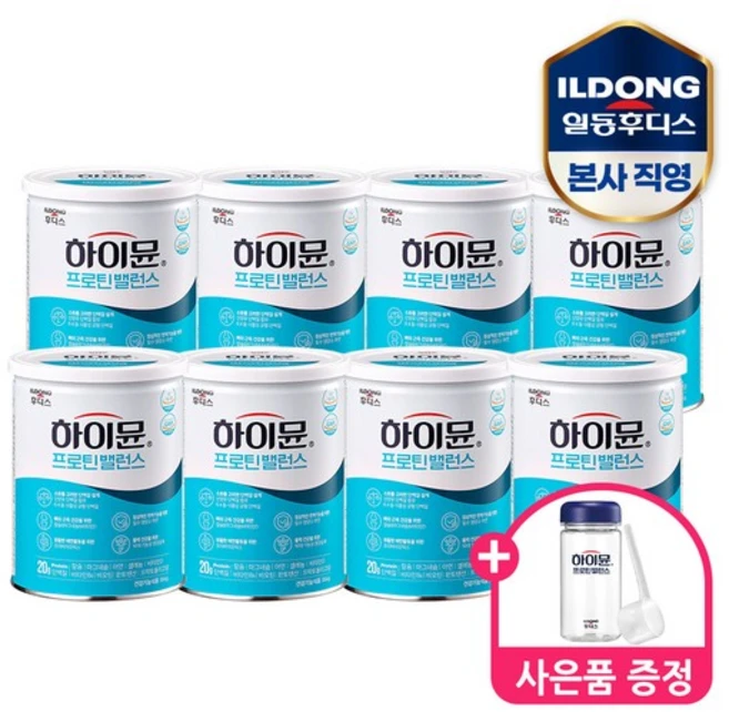 프로틴 밸런스 304g 8캔 (보틀+스푼), 없음 - 쿠팡