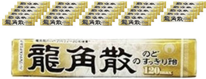 류카쿠산 목이 시원한 사탕 120맥스 스틱, 30개