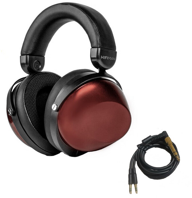 하이파이맨 다이나믹 드라이버 토폴리지 다이어프램 다이어프램 밀폐형 HIFI 유선헤드폰 HE-R9, 블랙 + 레드