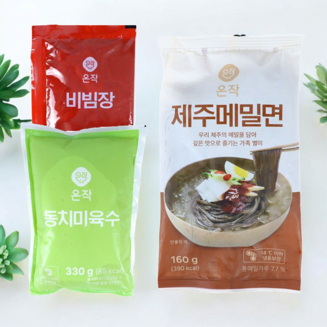 온작 이영자 제주 메밀면 20인분 세트(메밀면20+육수10+비빔장10), 20세트, 540g