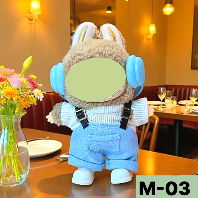 엠디픽 미니 인형 옷세트 큐티 악세서리 캐릭터 의상 인형미포함, 03, 1개