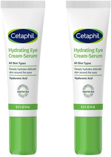 세타필 하이드레이팅 아이크림 세럼 Cetaphil Face Hydrating Eye Cream Serum, 2개, 14ml - 쿠팡