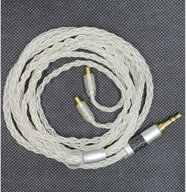 A2DC 이어폰 케이블 은도금 3.5MM 교체 헤드폰 ATH-LS50 LS70 E40 E50 E70 호환