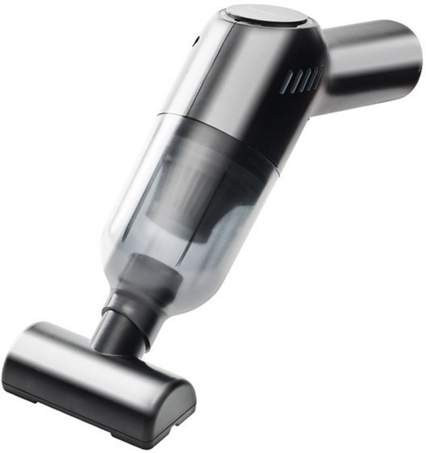 【安伯特】小旋風車用吸塵器 (一年保固) 無線手持 車家兩用 強勁吸力 USB充電 R3D197, 黑色