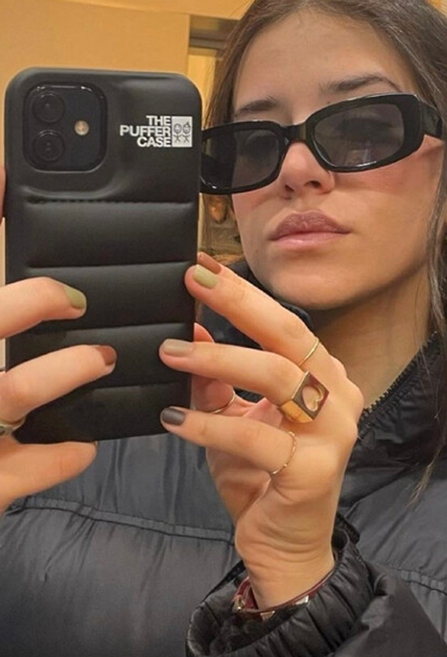 아이폰 쿠션 패딩 케이스 PUFFER 블랙