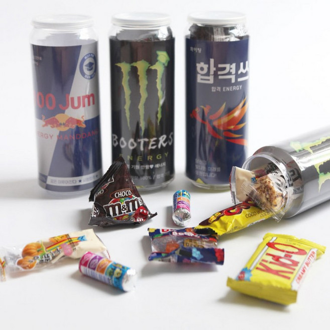 햇살가득 합격 캔 [3종 수능 시험 응원 기원 수험생 선물 과자 간식 세트 박스 상자 공시생 취준생 공무원 시, 부터스캔만