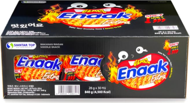 에낙 게메즈 라면과자 스파이시, 840g, 1개