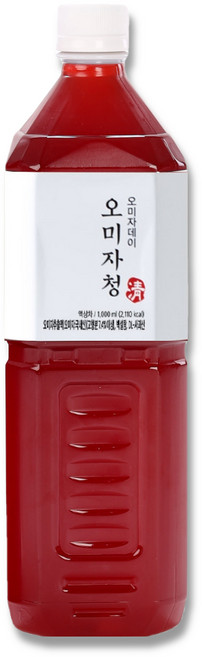 오미자데이 문경 오미자청 대용량, 1L, 1개입, 1개
