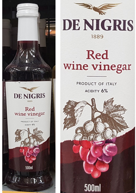 데니그리스 레드와인 비네거, 500ml, 1개