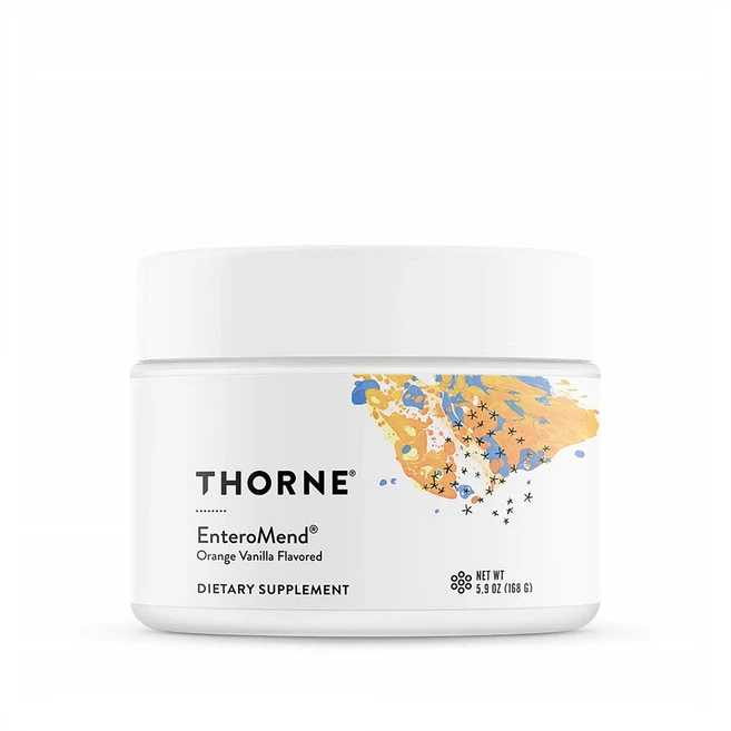 Thorne Research EnteroMend Orange Vanilla Flavor 쏜리서치 오렌지 바닐라맛 5.9oz(168g), 1, 168g, 1개 - 쿠팡