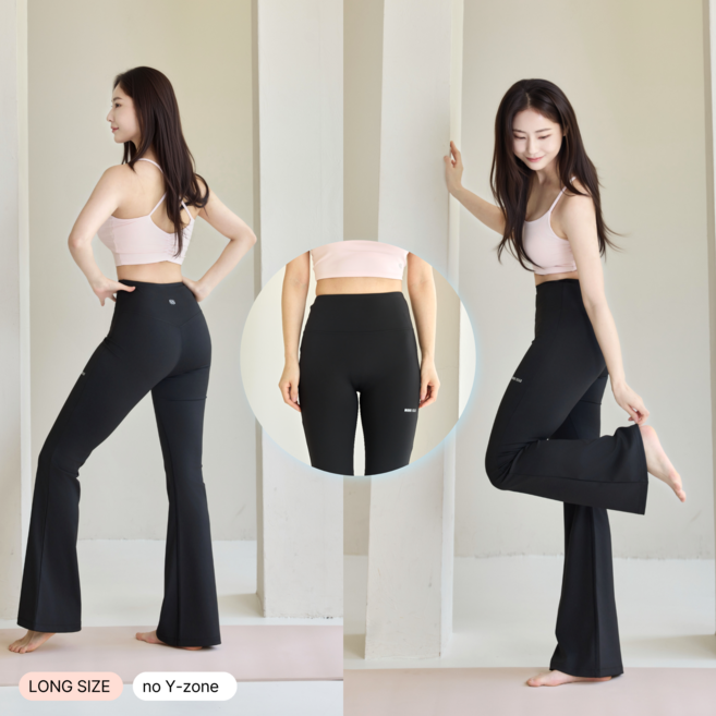 노리엘 노와이존 부츠컷 여성 레깅스 하이웨스트 데일리 요가 필라테스