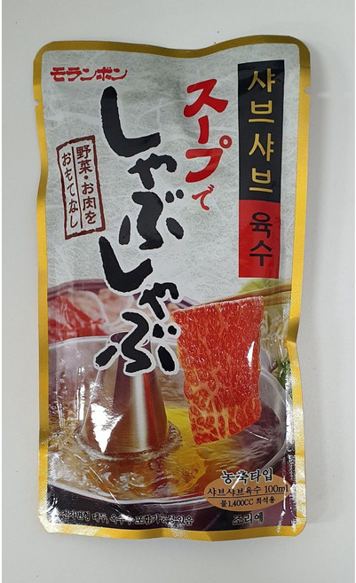 모란봉 샤브샤브 육수, 3개, 100ml