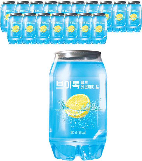브이톡 블루레몬에이드, 350ml, 18개